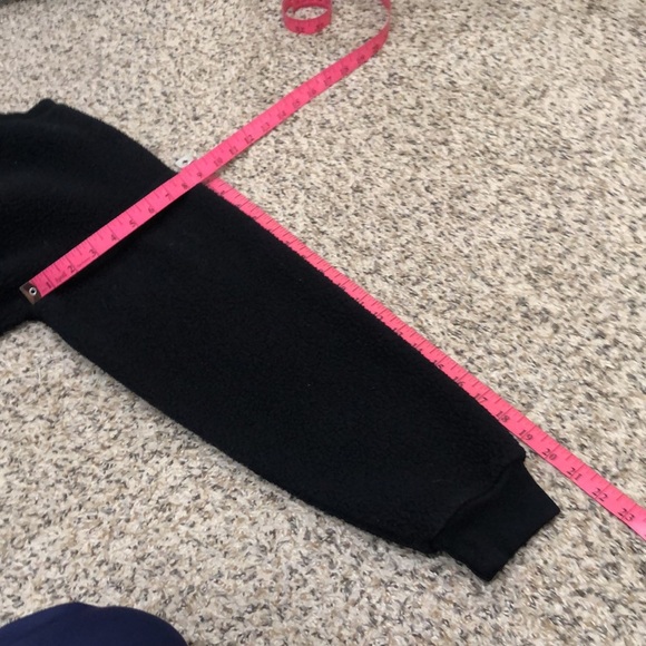 Quince Fleece Sweatshirt Size Small Black Recycled Polyester - Picture 10 of 10